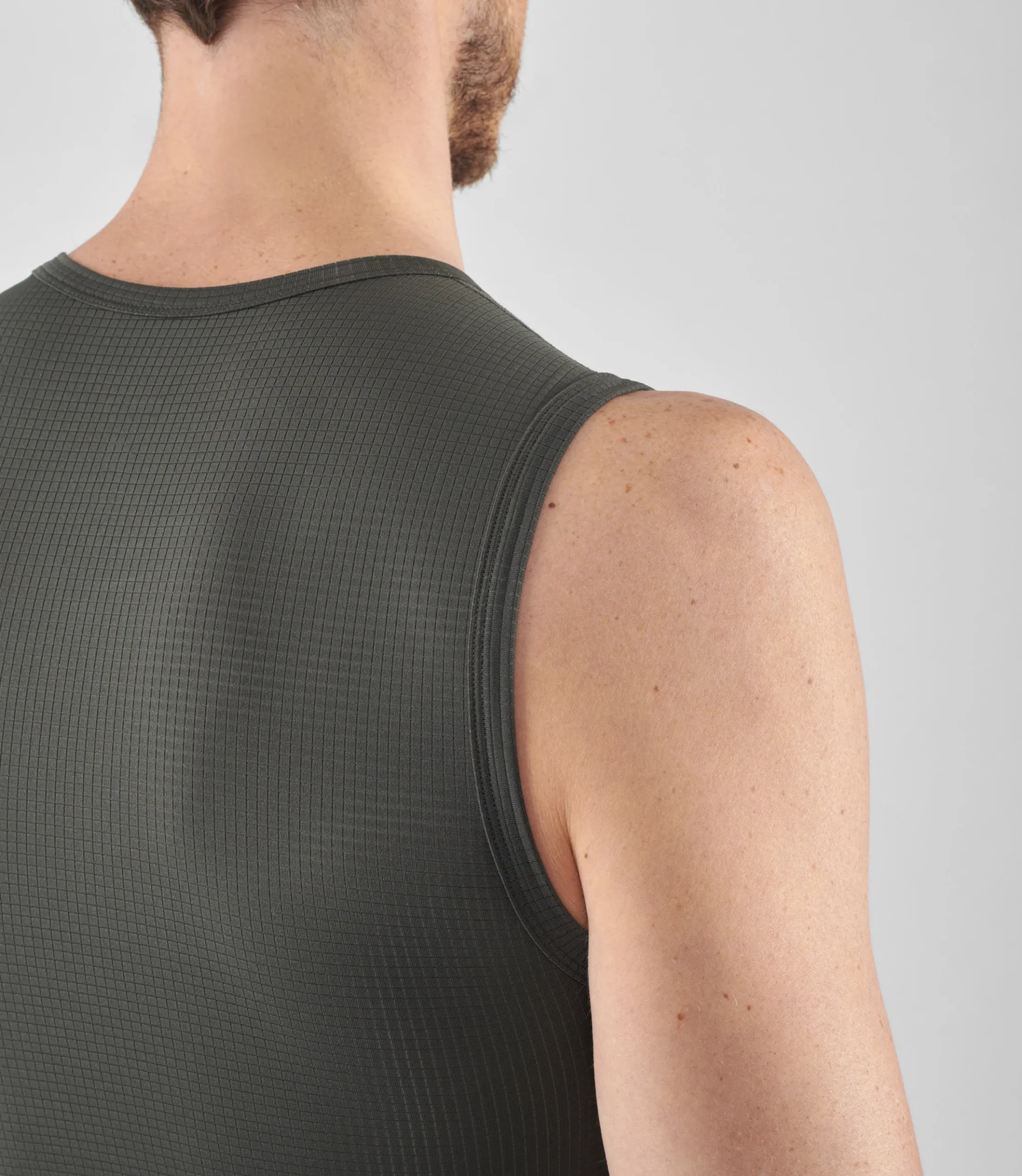 Base Layer Sleeveless Dark Grey