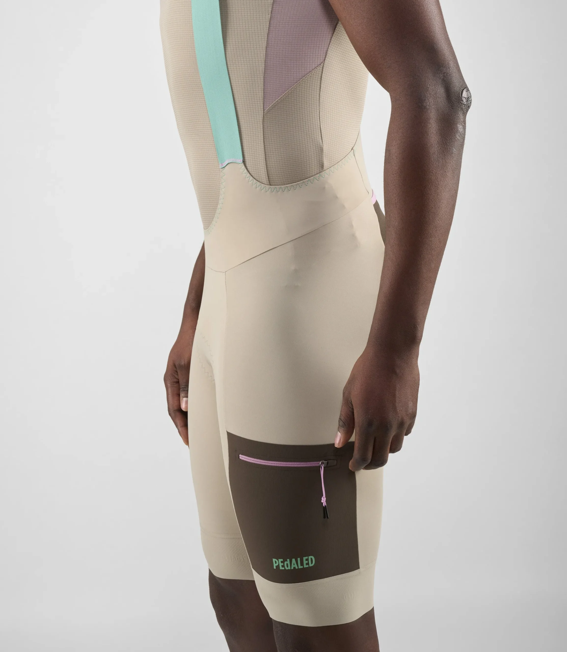 Bib Shorts Beige