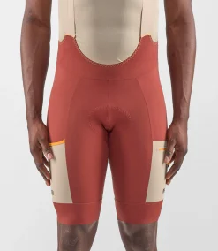 Bib Shorts Dark Red