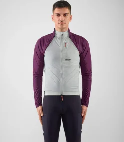 Detachable Sleeve Jacket Purple