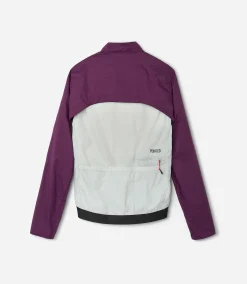 Detachable Sleeve Jacket Purple