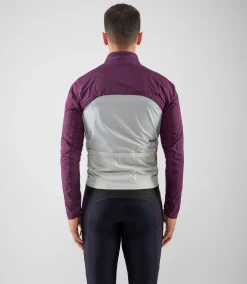 Detachable Sleeve Jacket Purple