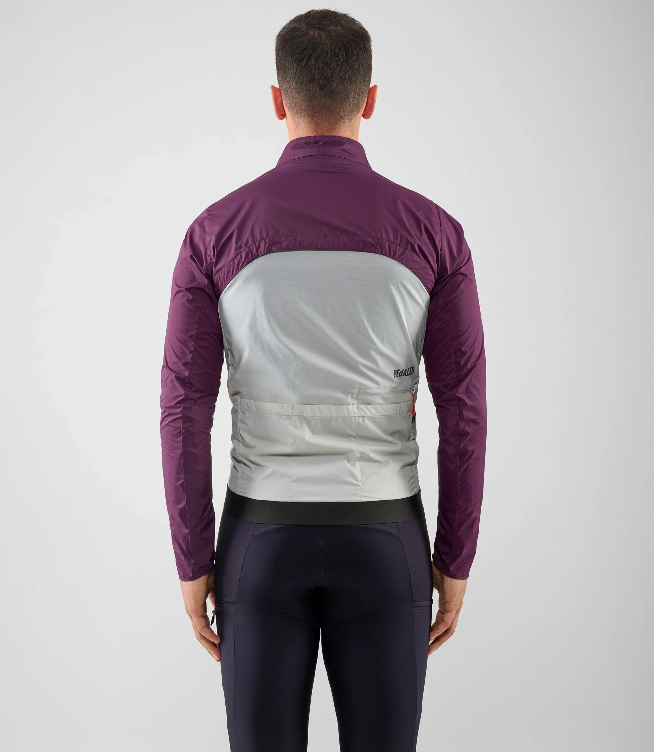 Detachable Sleeve Jacket Purple