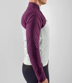 Detachable Sleeve Jacket Purple