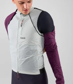 Detachable Sleeve Jacket Purple