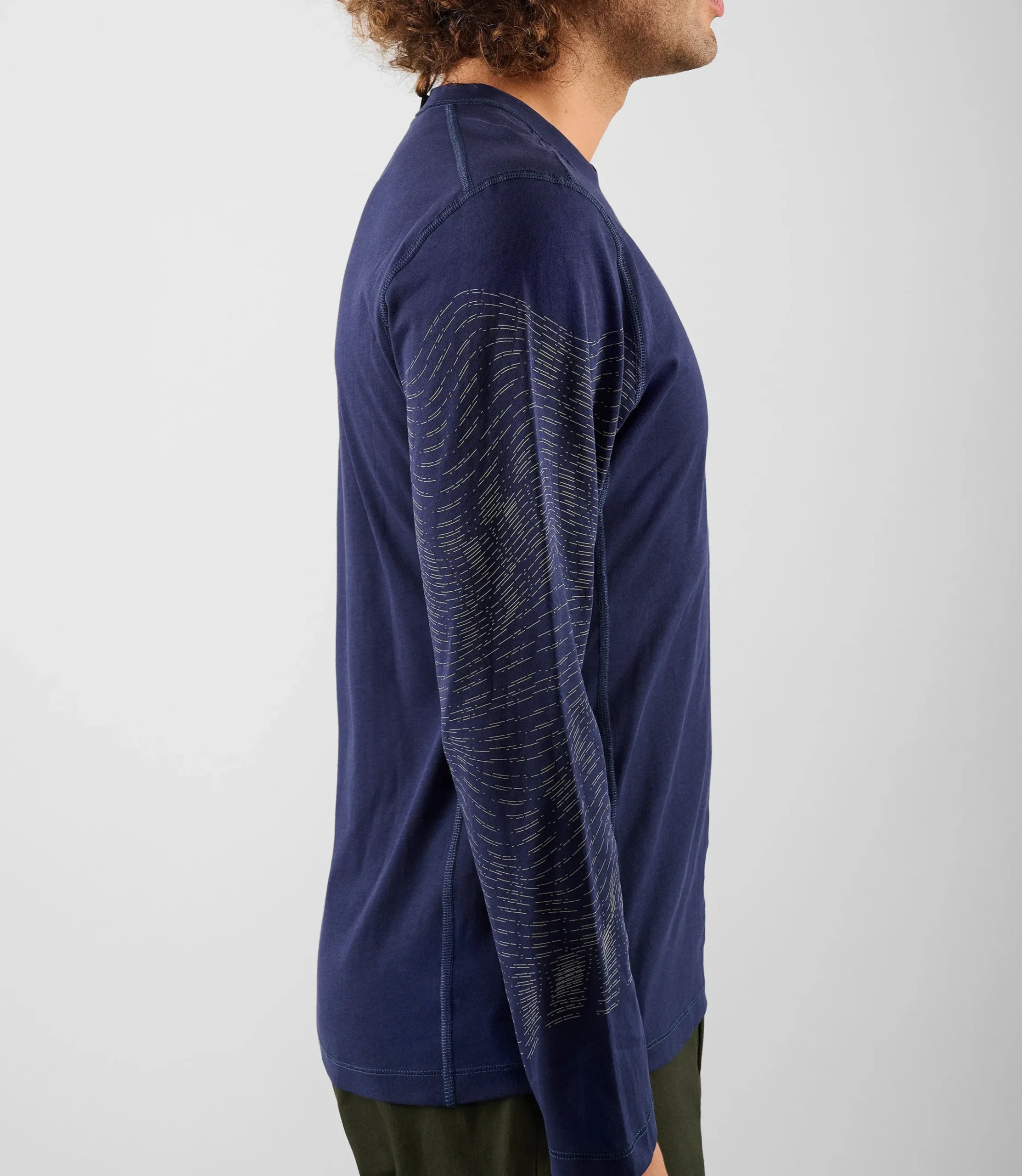 Double Face Longsleeve Tee Dark Navy