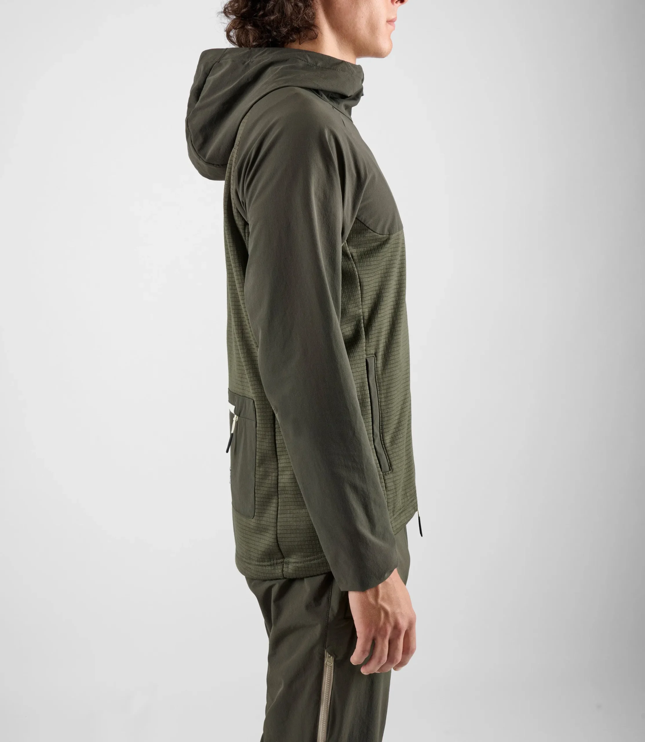 Hooded Jersey Dark Grey