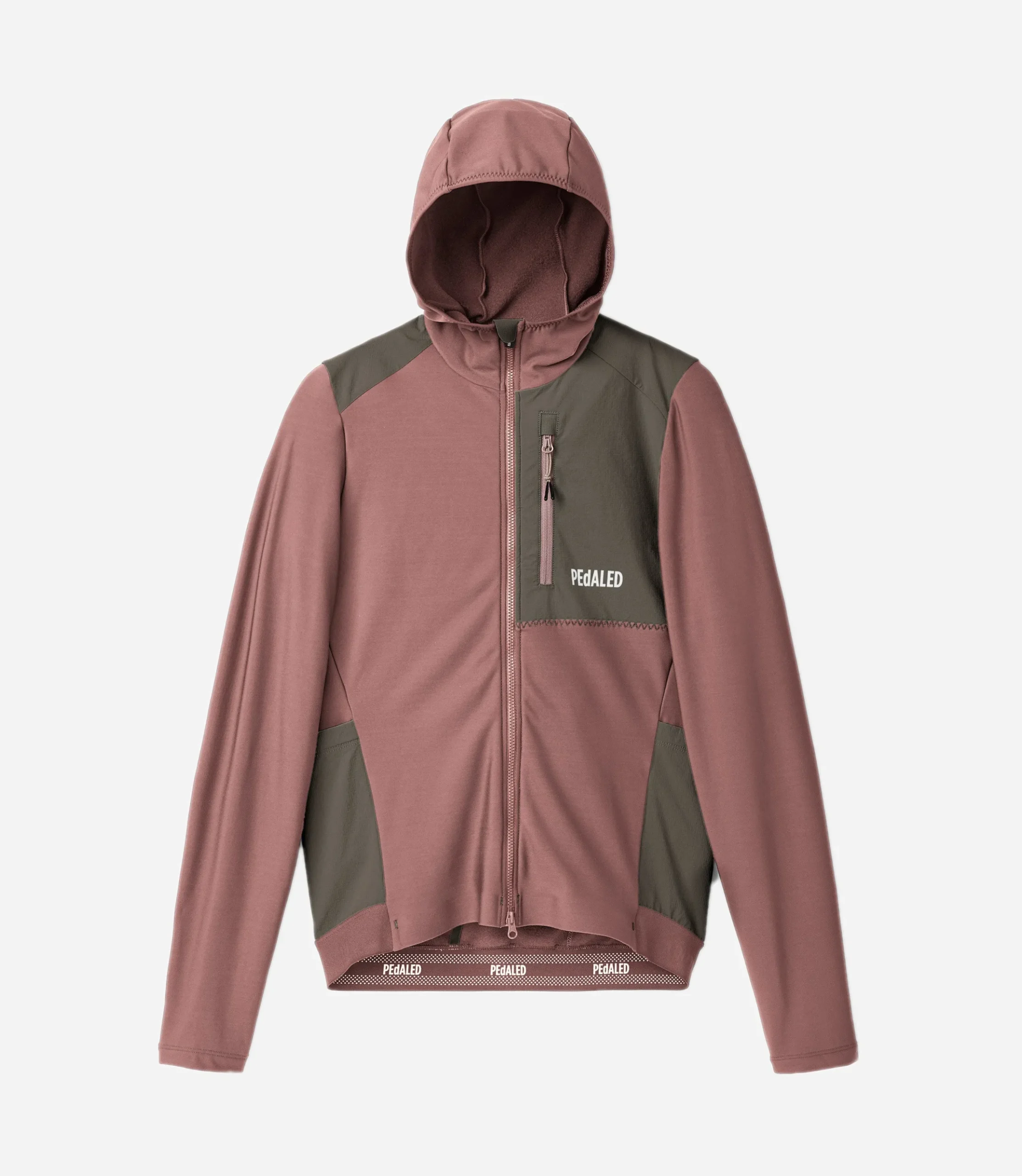 Hooded Jersey Dark Rose