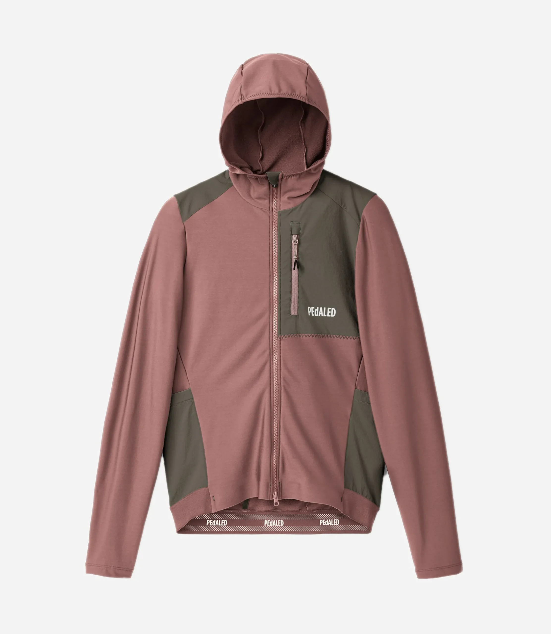 Hooded Jersey Dark Rose