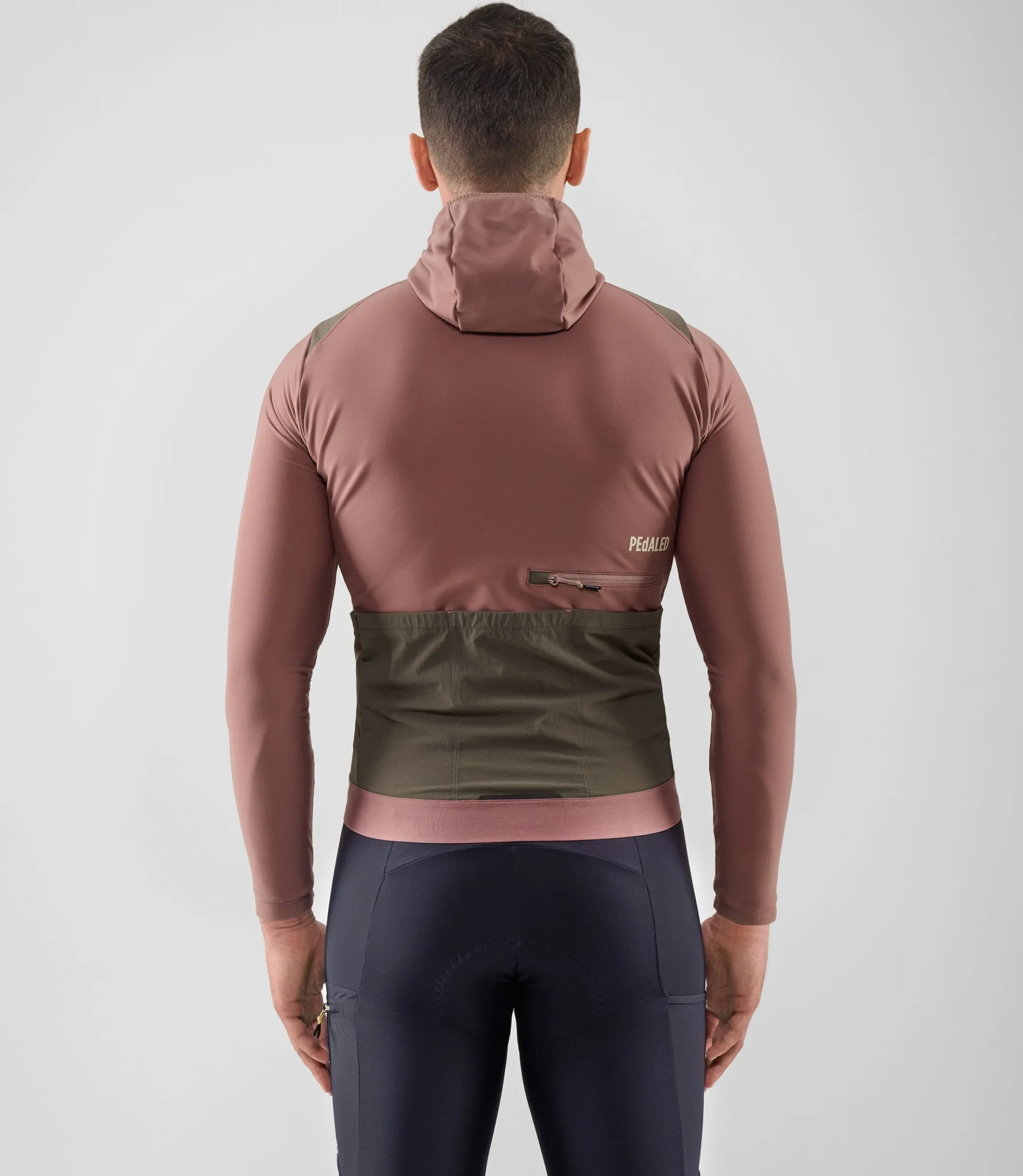 Hooded Jersey Dark Rose