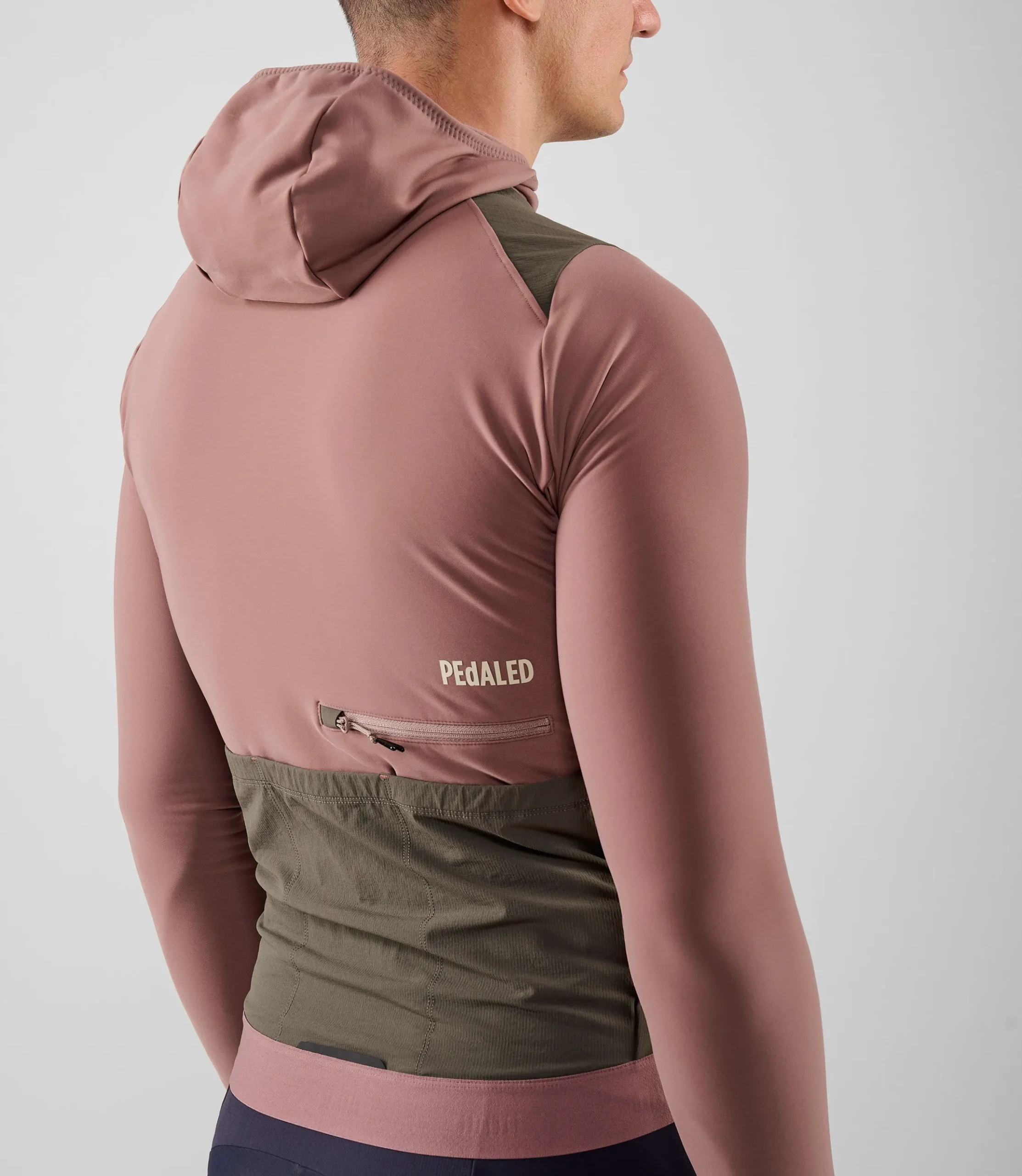 Hooded Jersey Dark Rose