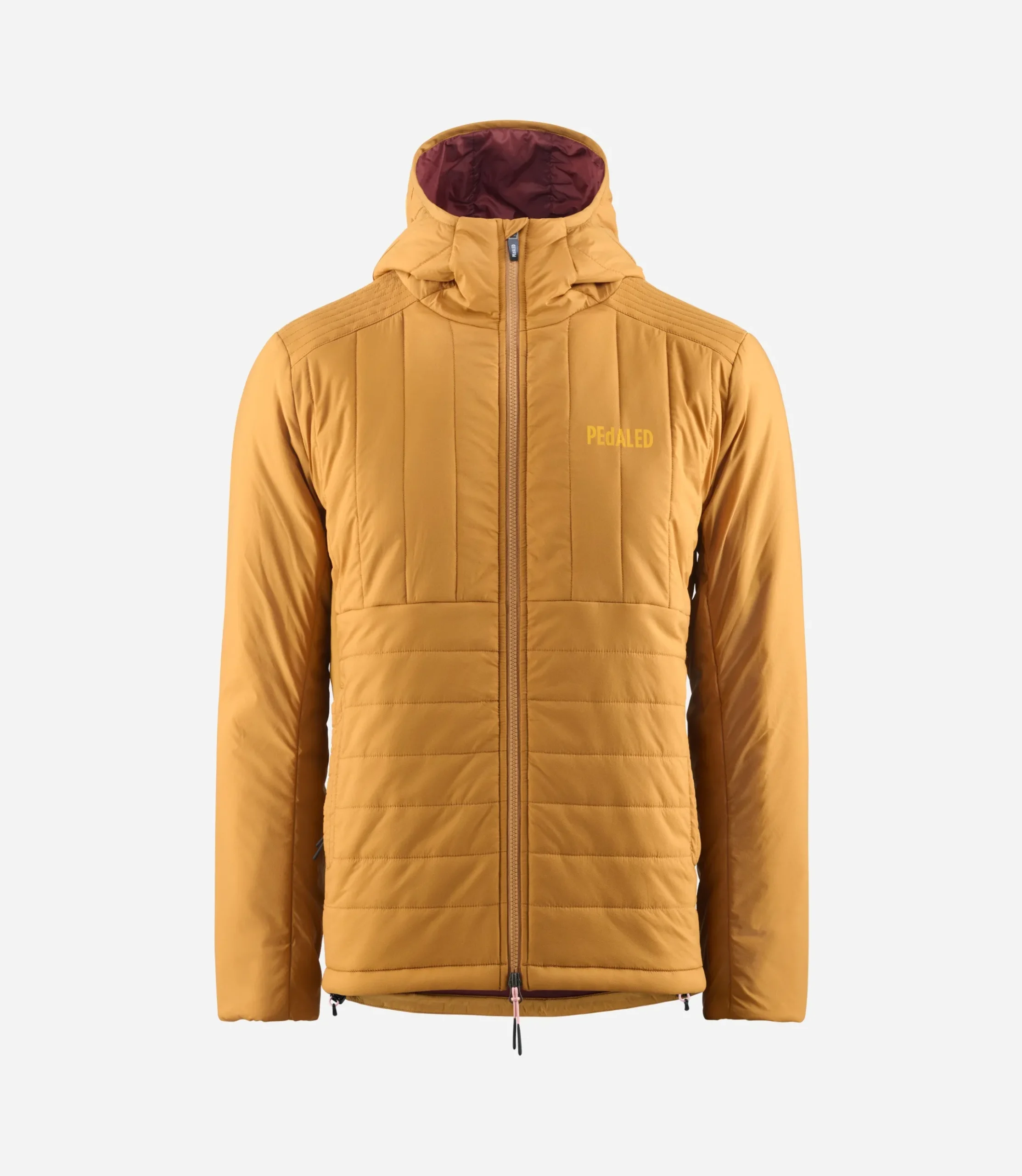 Insulated Hooded Jacket Brown