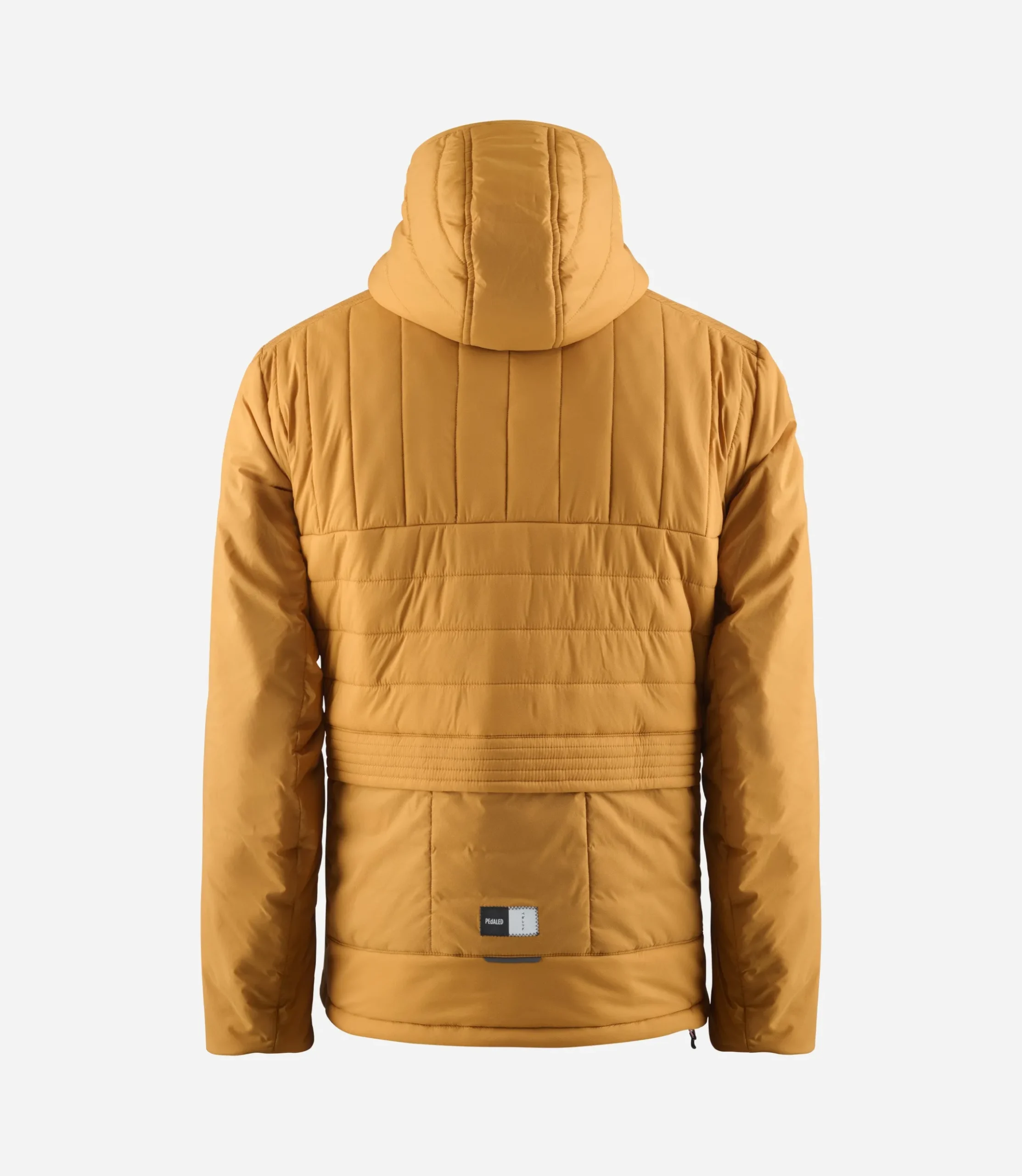 Insulated Hooded Jacket Brown