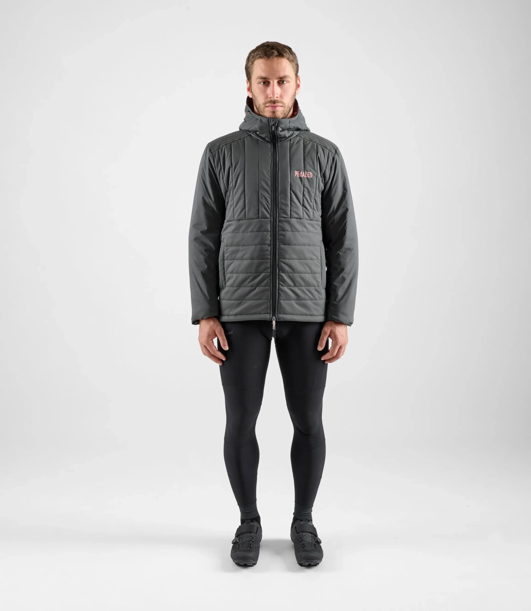 Insulated Hooded Jacket Black