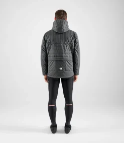 Insulated Hooded Jacket Black