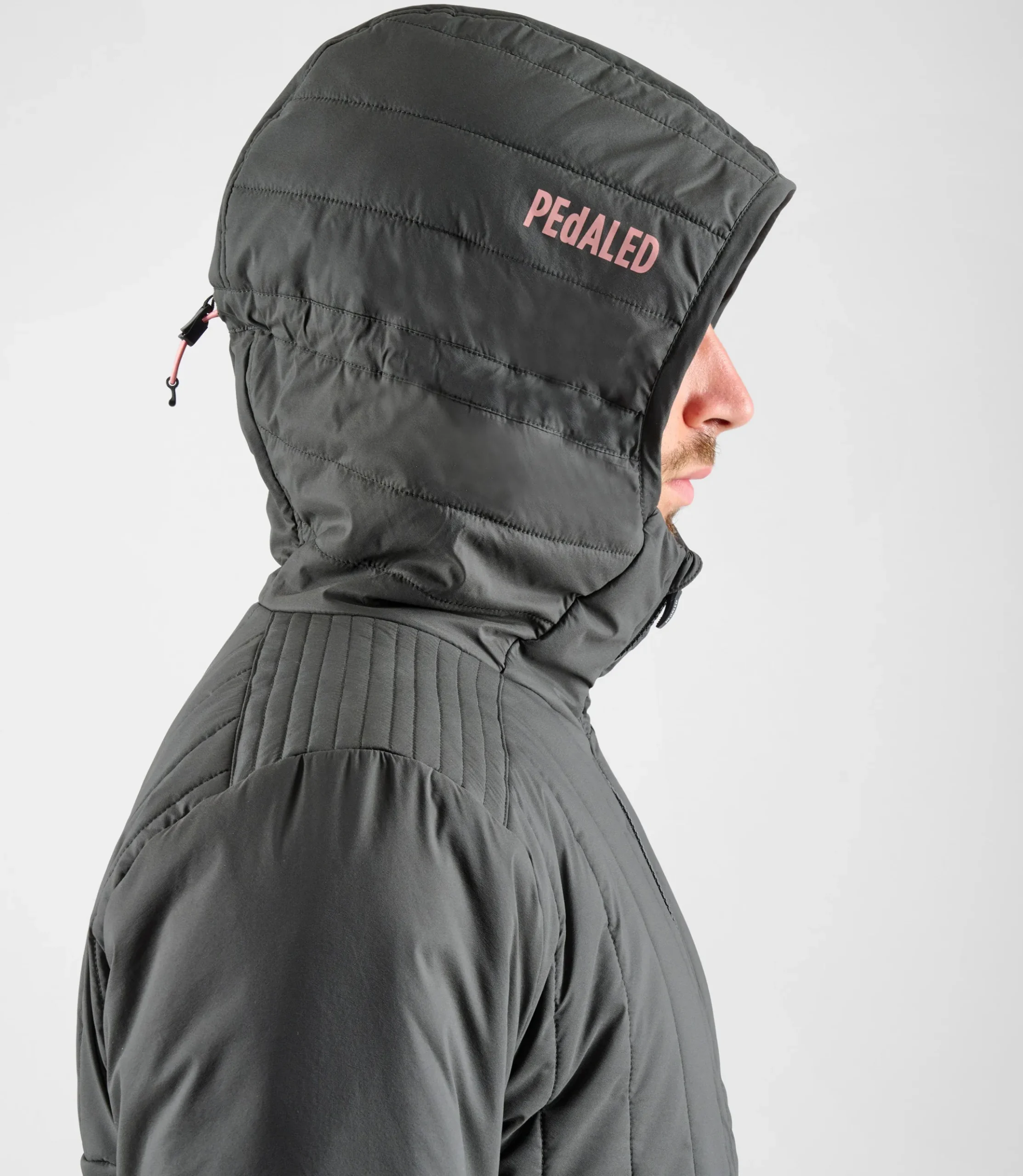 Insulated Hooded Jacket Black