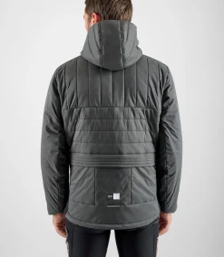 Insulated Hooded Jacket Black