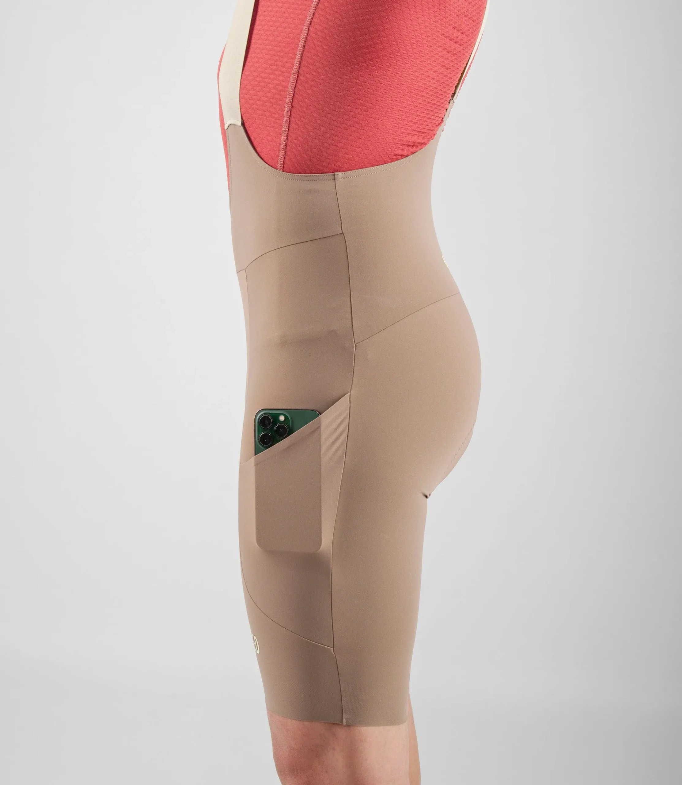 Lightweight Bib Shorts Brown