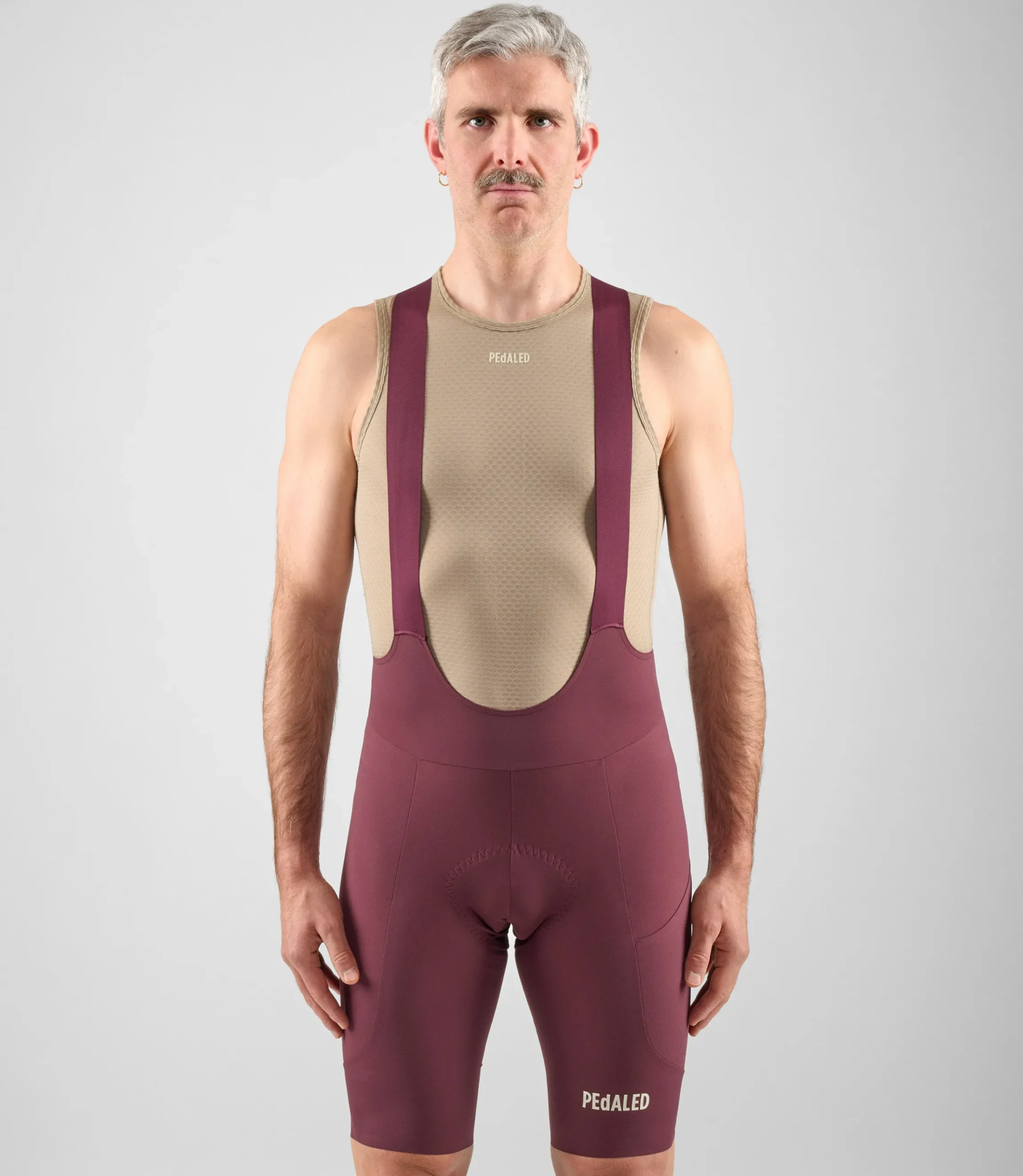 Lightweight Bib Shorts Burgundy