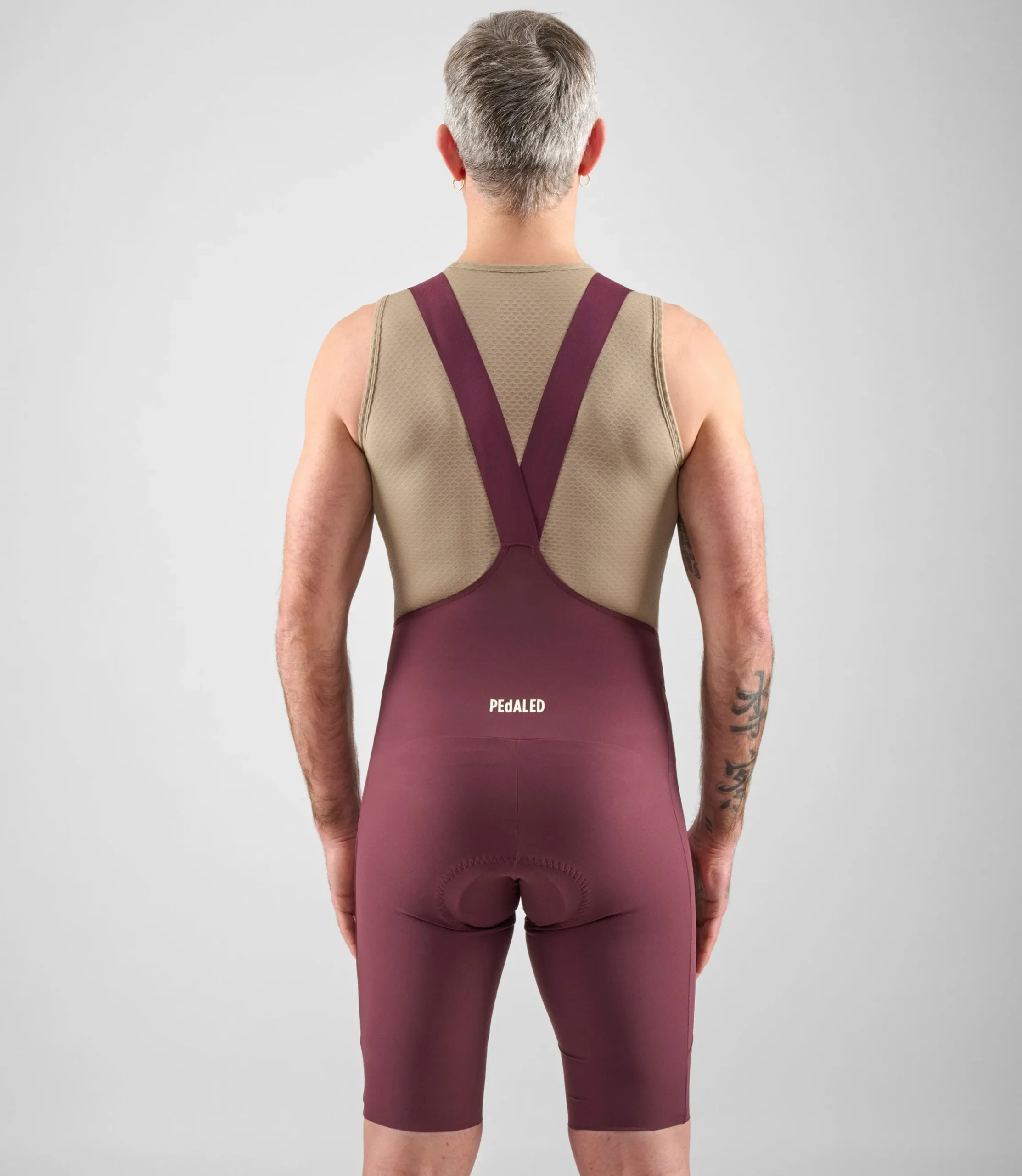 Lightweight Bib Shorts Burgundy