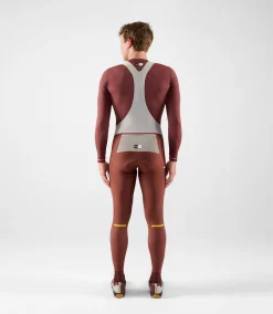 Long Sleeve Base Layer Dark Red