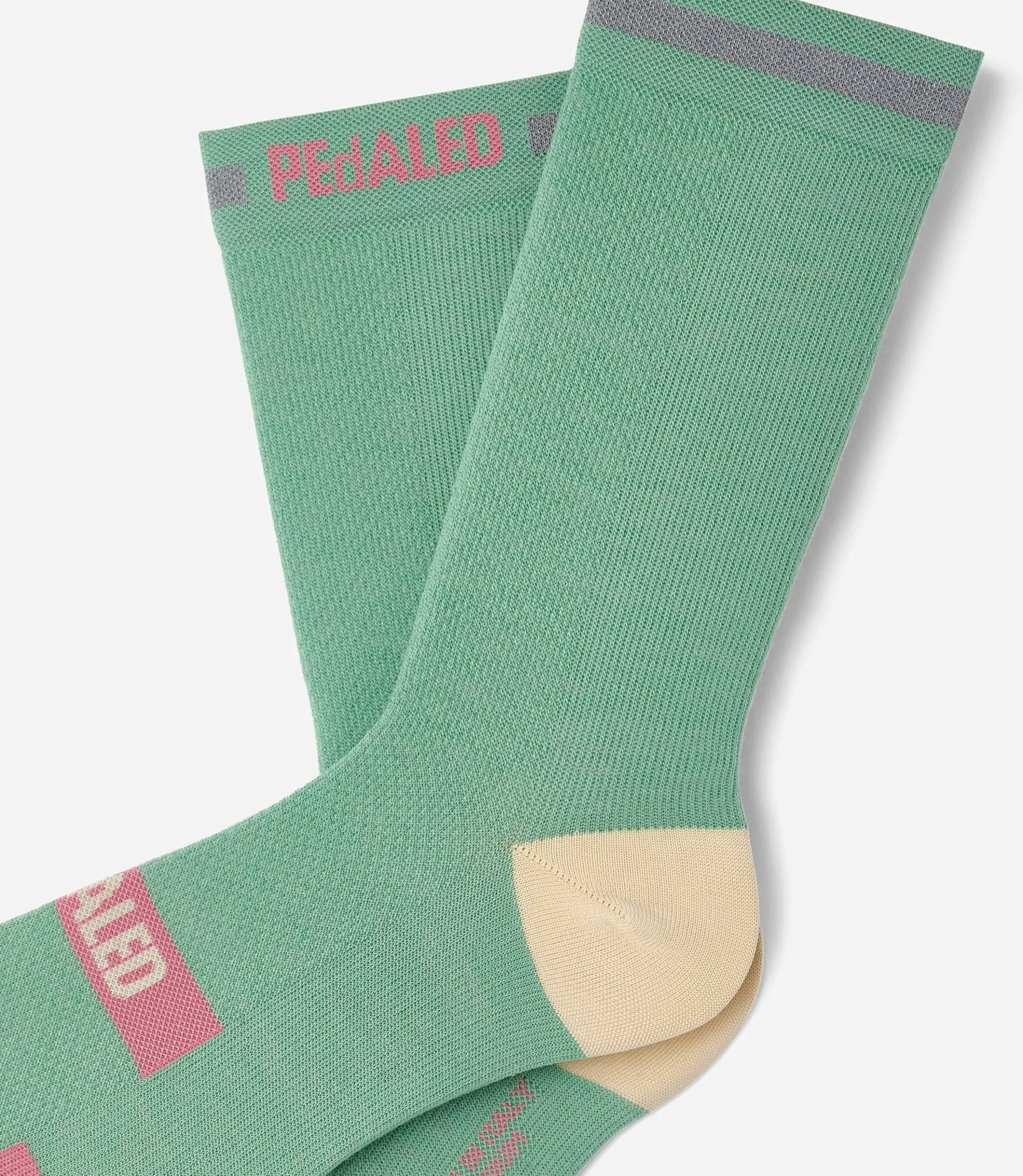 Merino Reflective Socks Light Green