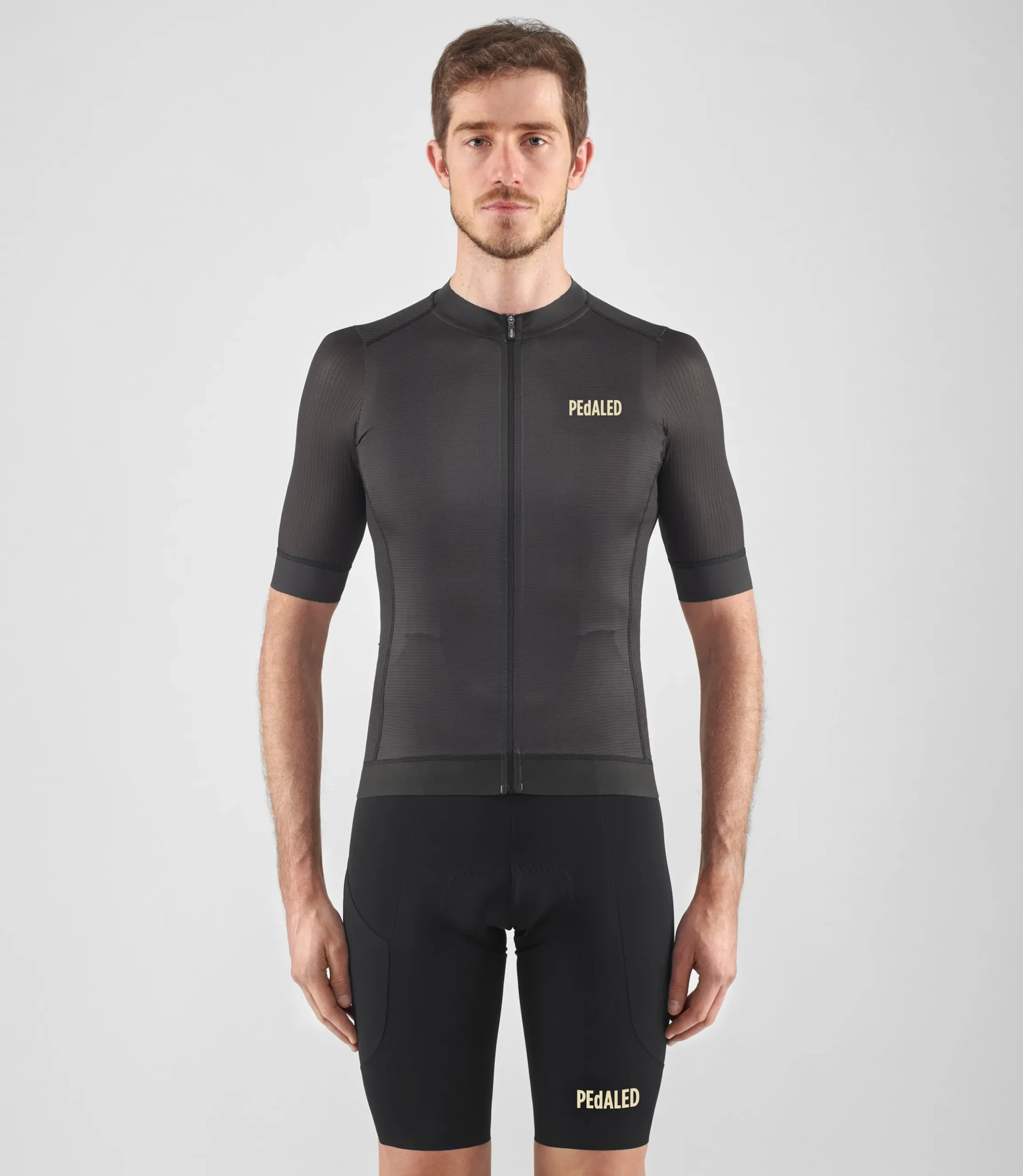 Mesh Jersey Charcoal Gray