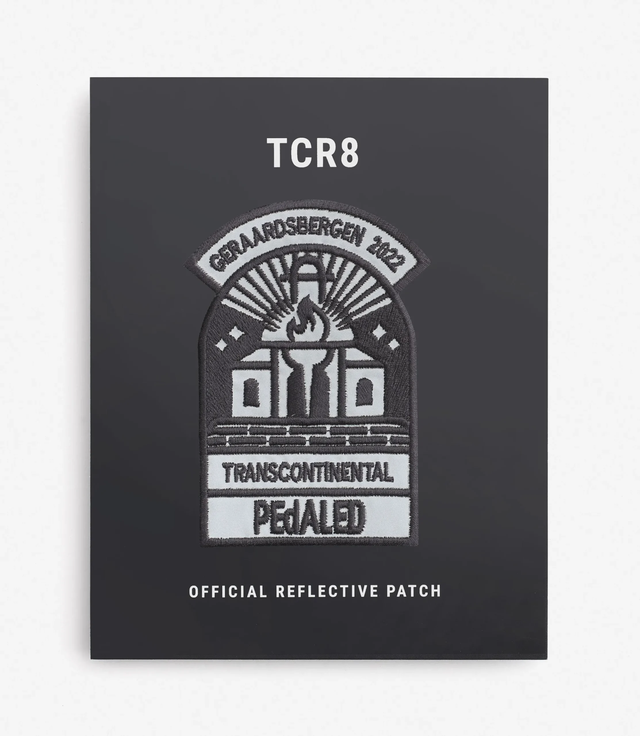 Race Patch Reflective Grey