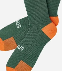 Trail Socks Olive Green