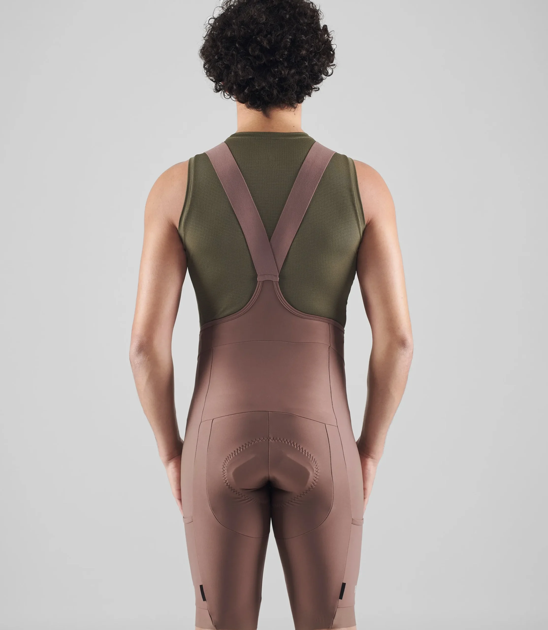 Training Bib Shorts Raisin Purple