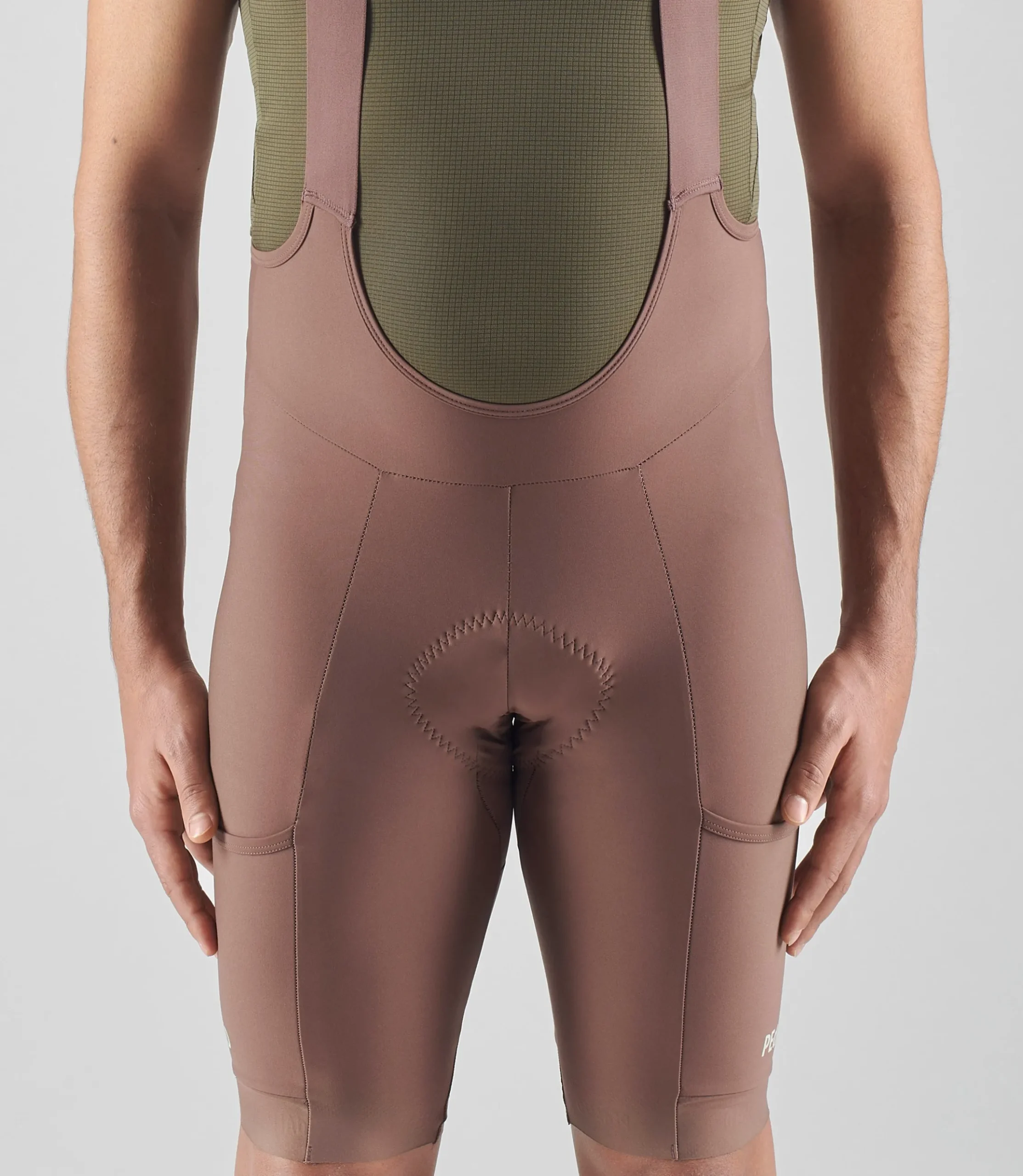 Training Bib Shorts Raisin Purple