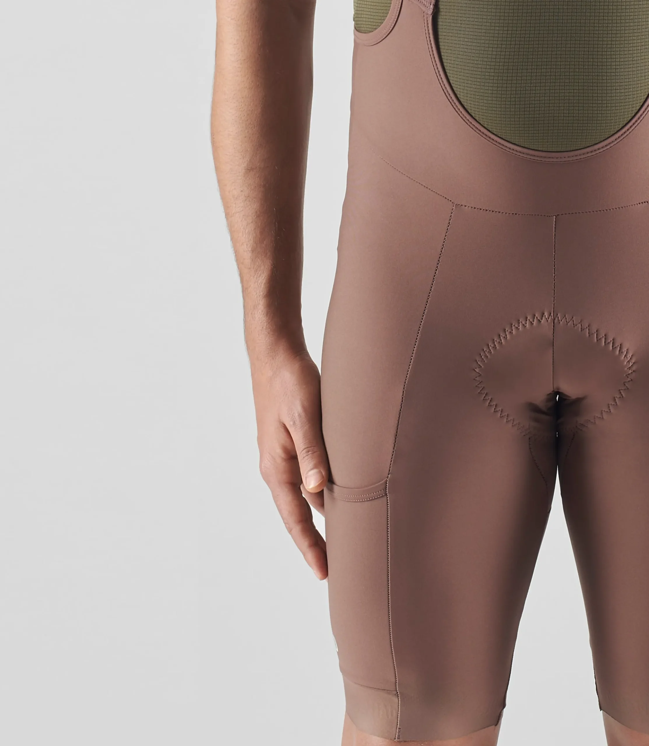 Training Bib Shorts Raisin Purple