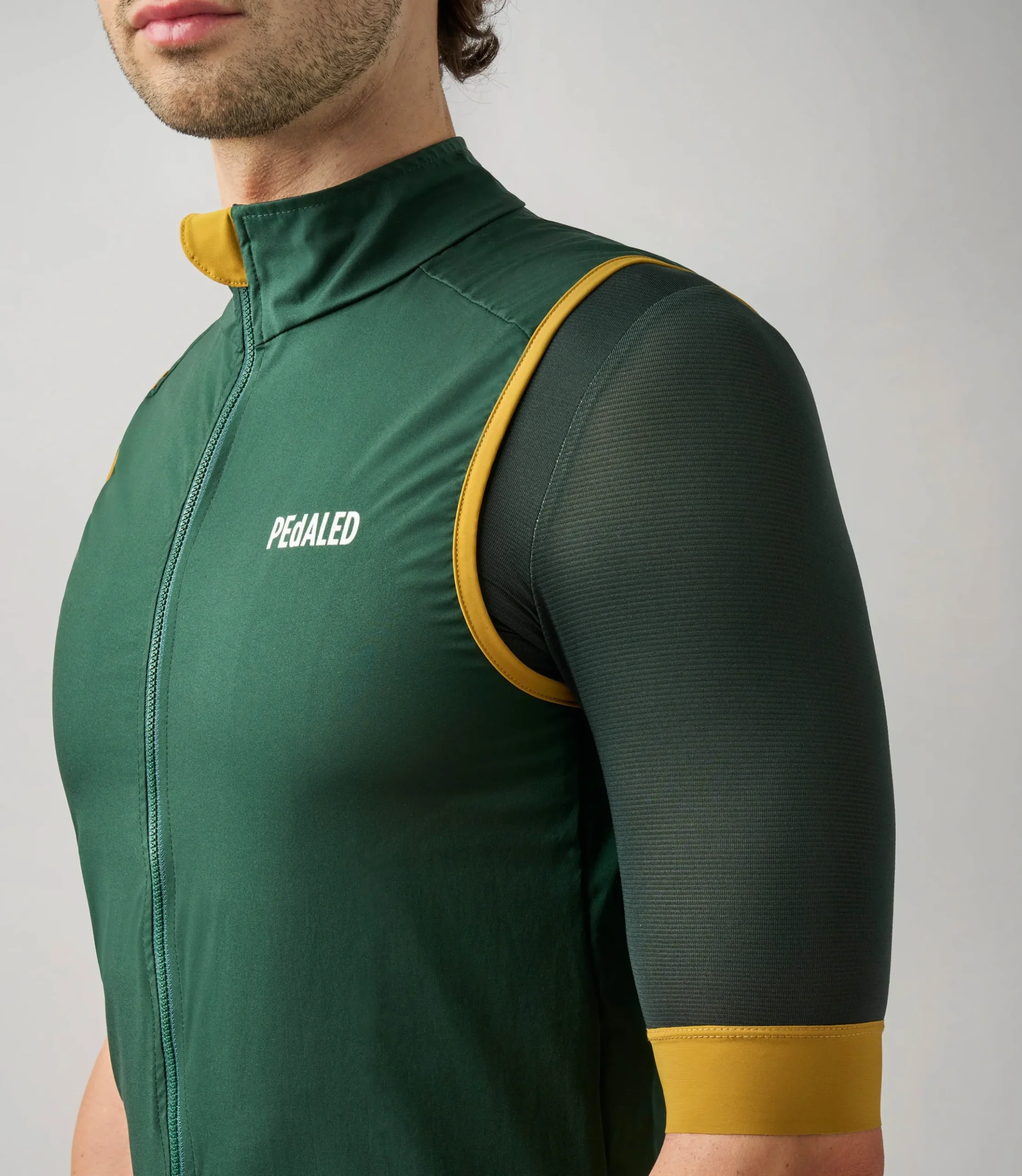 Windproof Vest Dark Green