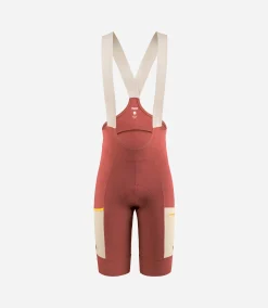 Women's Bib Shorts Dark Red