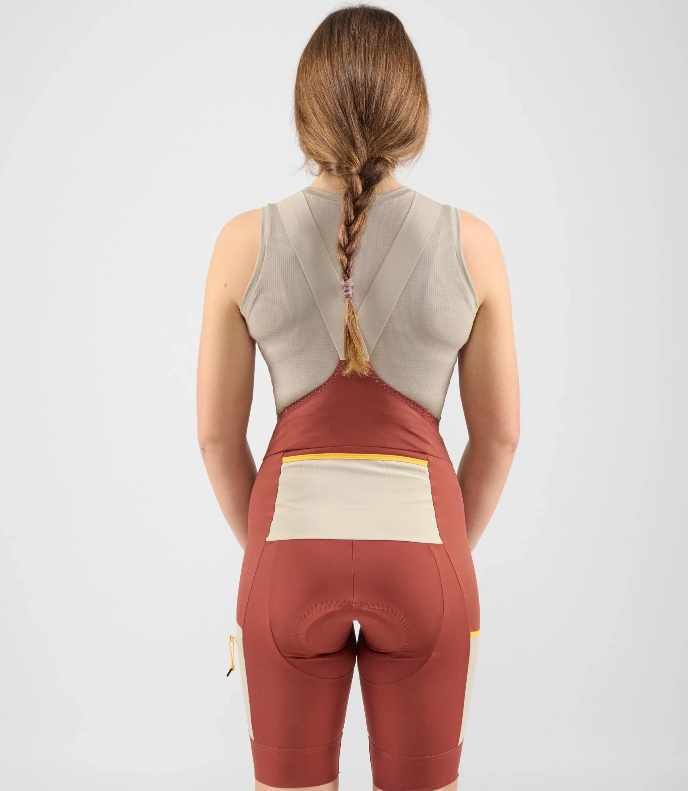 Women's Bib Shorts Dark Red