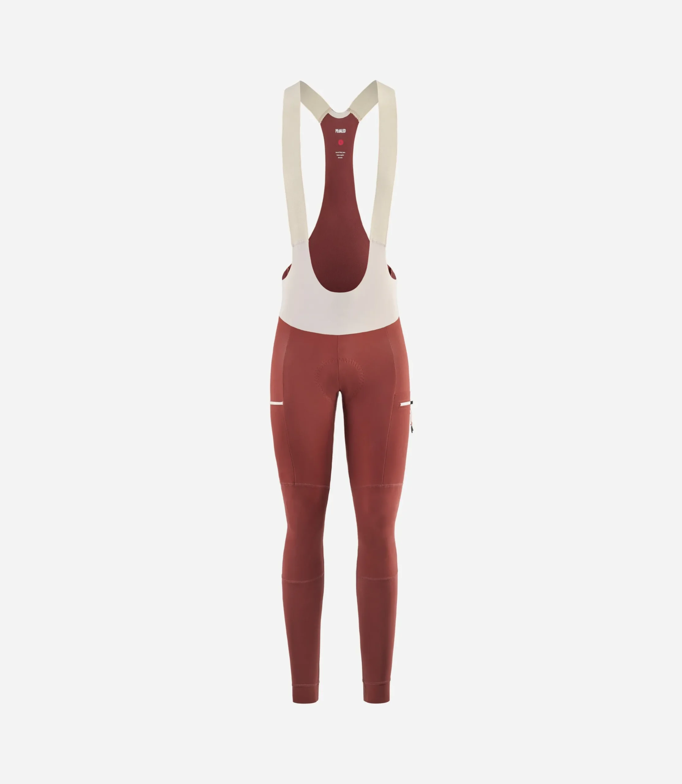 Women's Cargo Bib Tights Dark Red