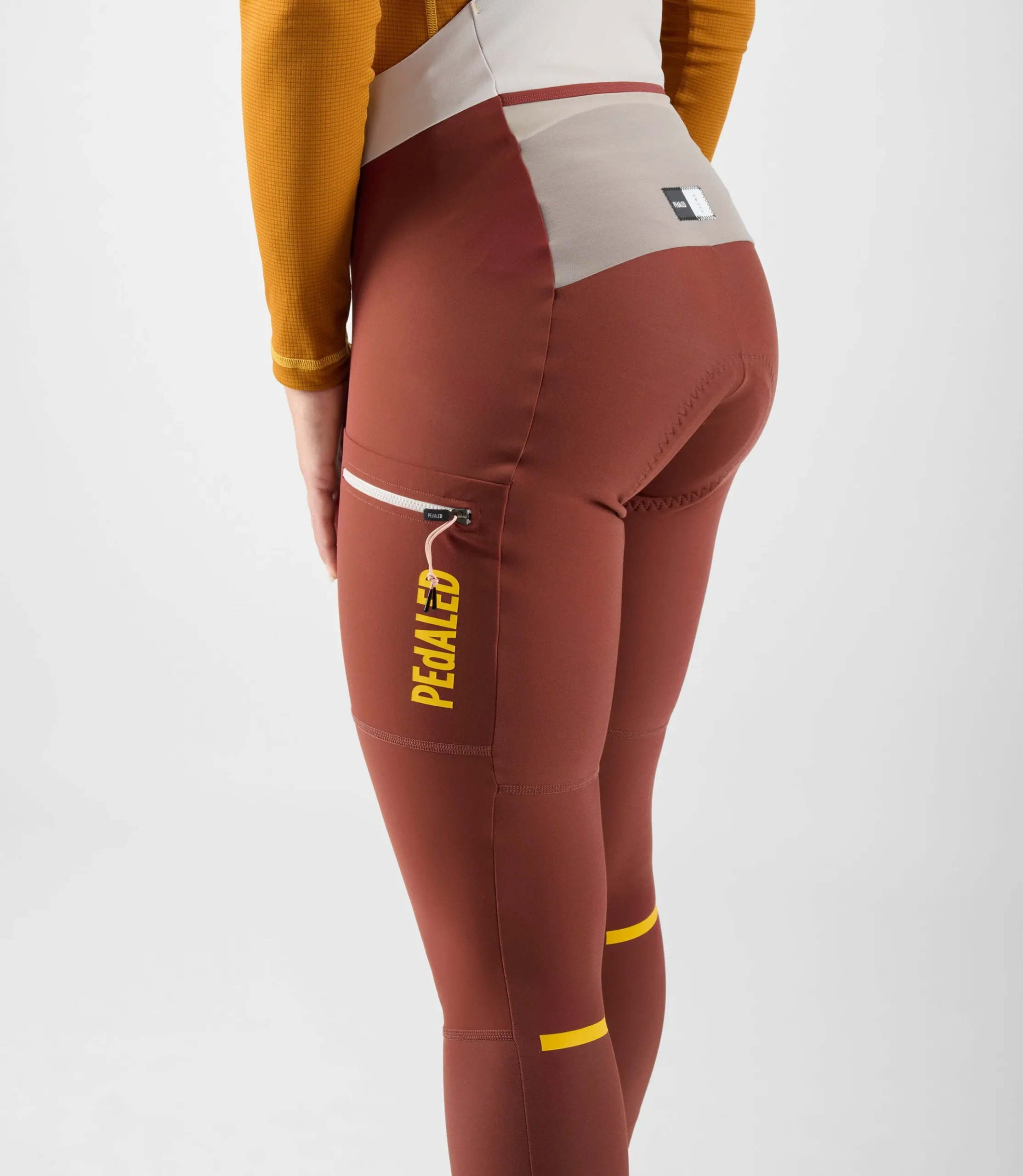 Women's Cargo Bib Tights Dark Red