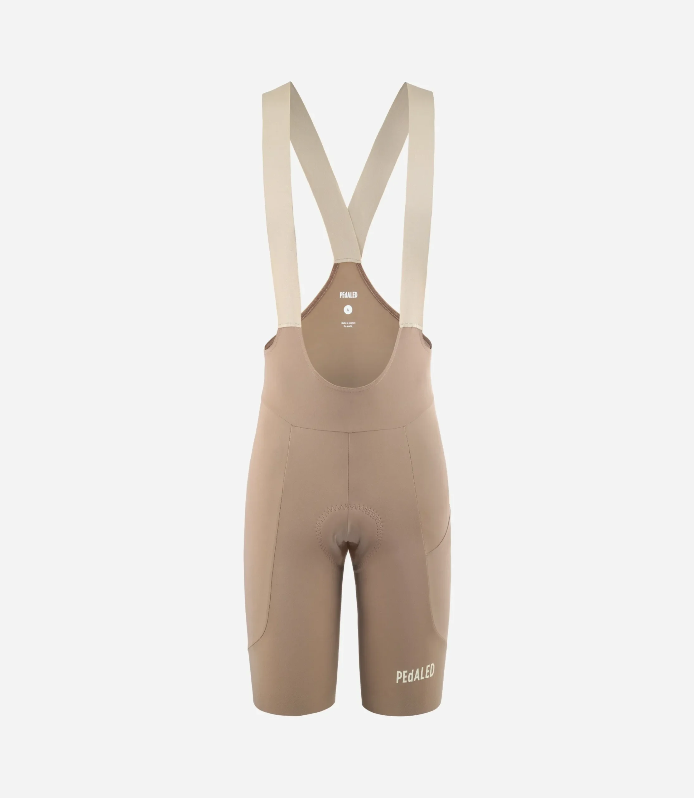 Women's Lightweight Bib Shorts Brown