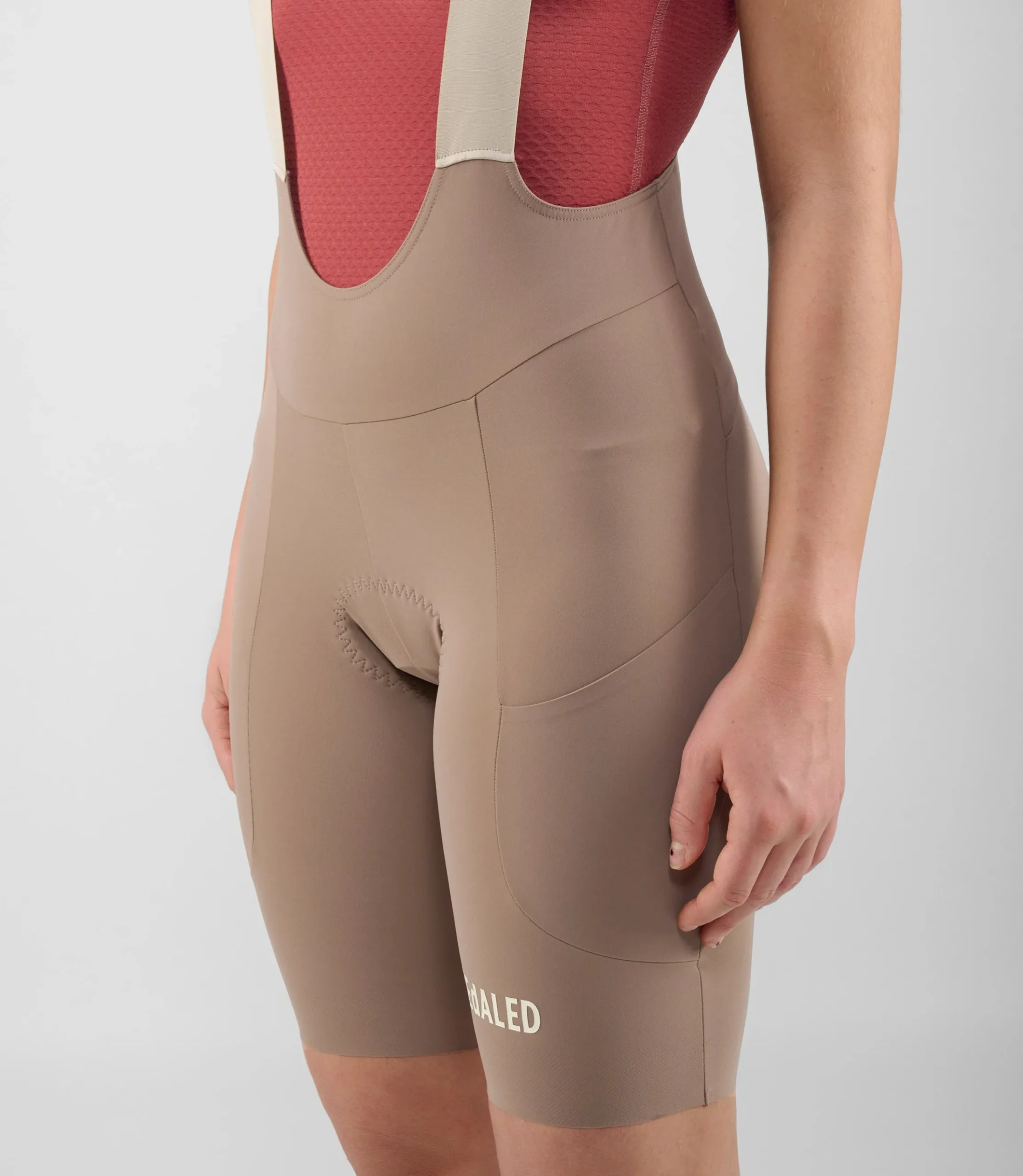 Women's Lightweight Bib Shorts Brown
