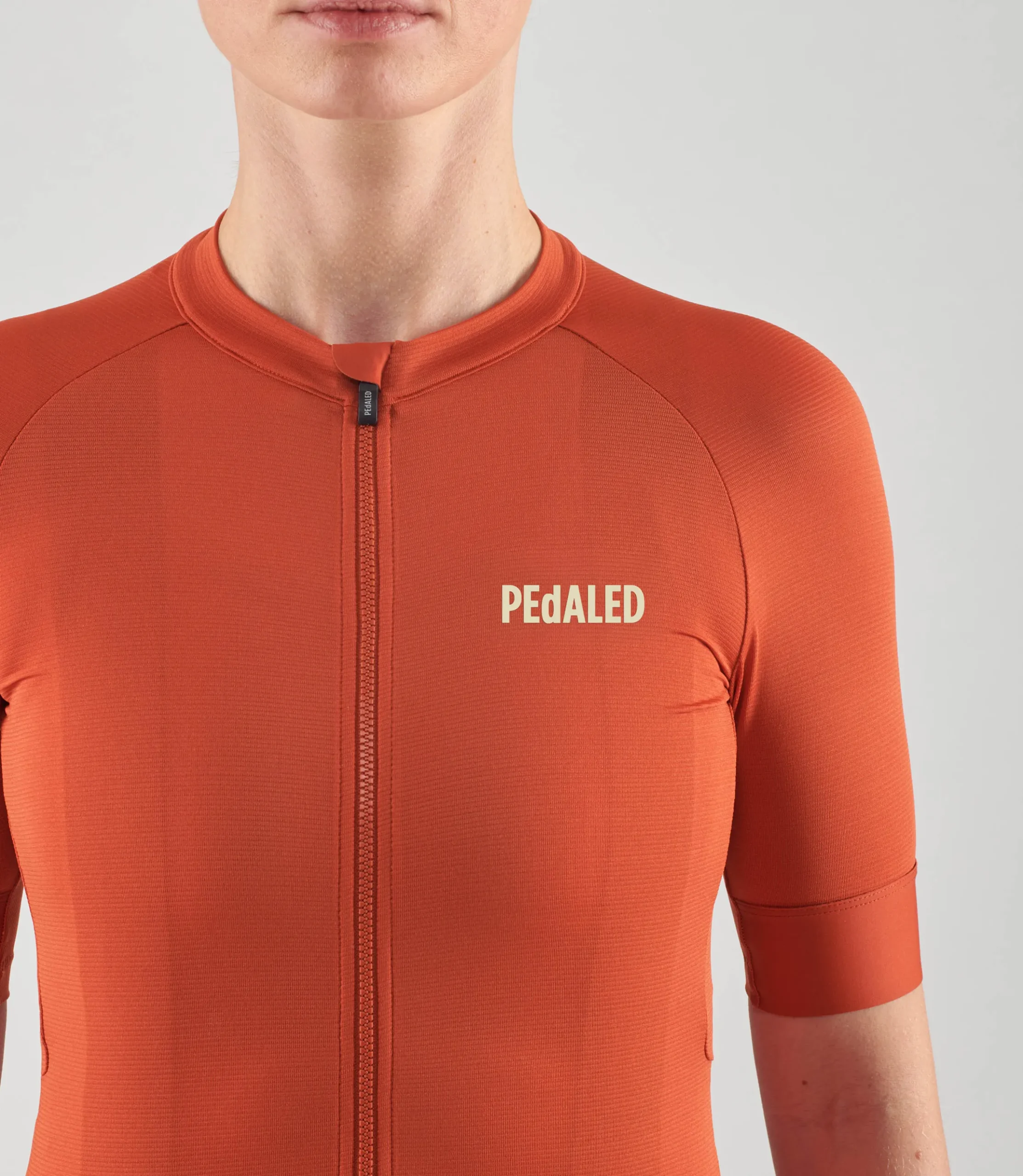 Women's Lightweight Jersey Brick Red