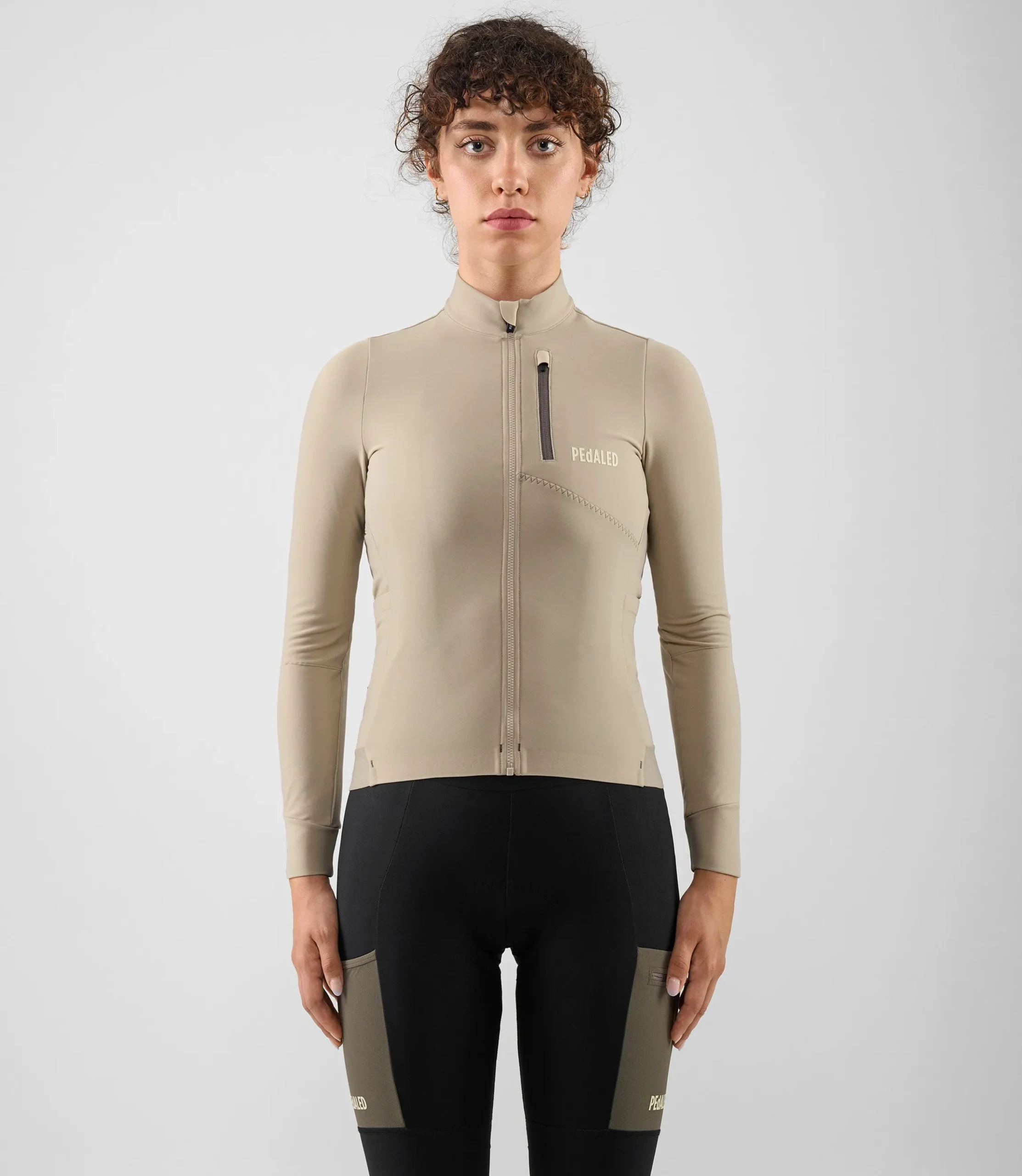 Women's Long Sleeve Jersey Beige