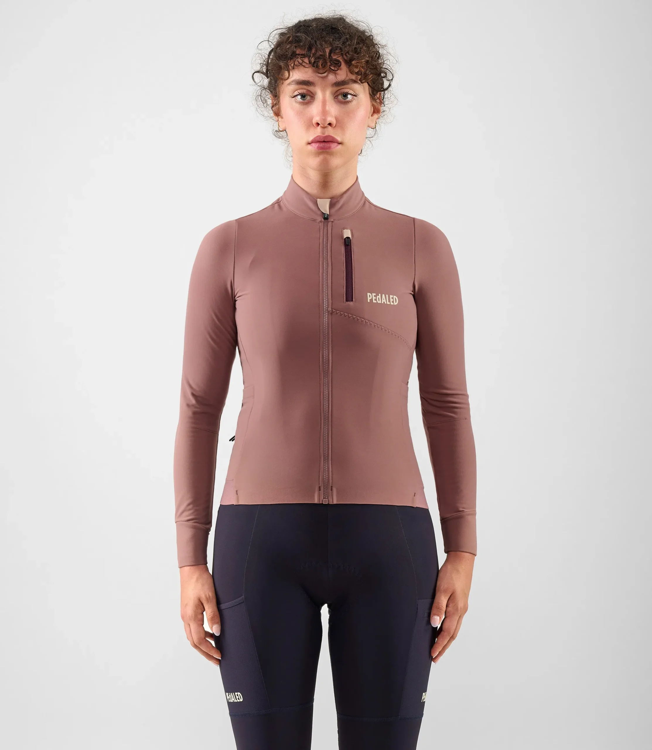 Women's Long Sleeve Jersey Dark Rose