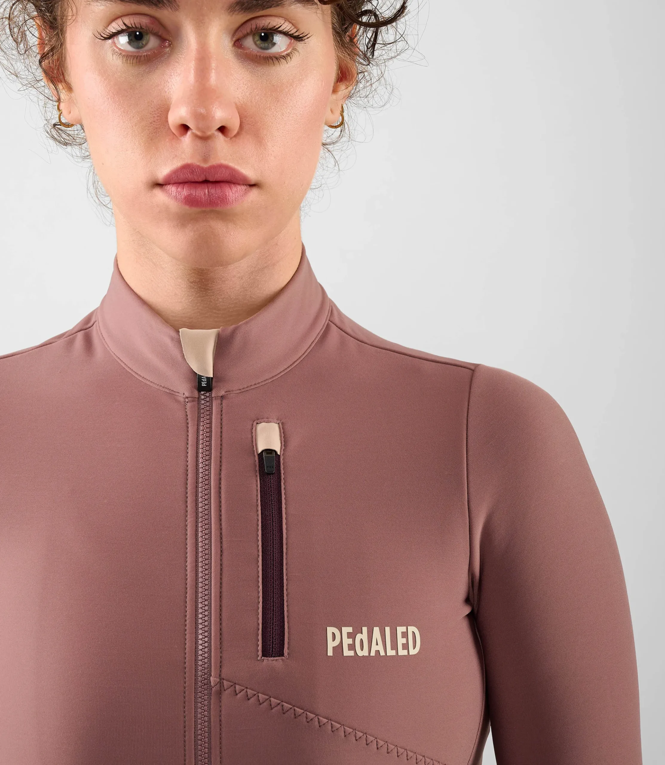 Women's Long Sleeve Jersey Dark Rose