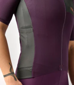 Women's Short Sleeve Cargo Jersey Purple