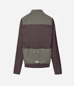 Women's Windblock Merino Jersey Raisin Purple