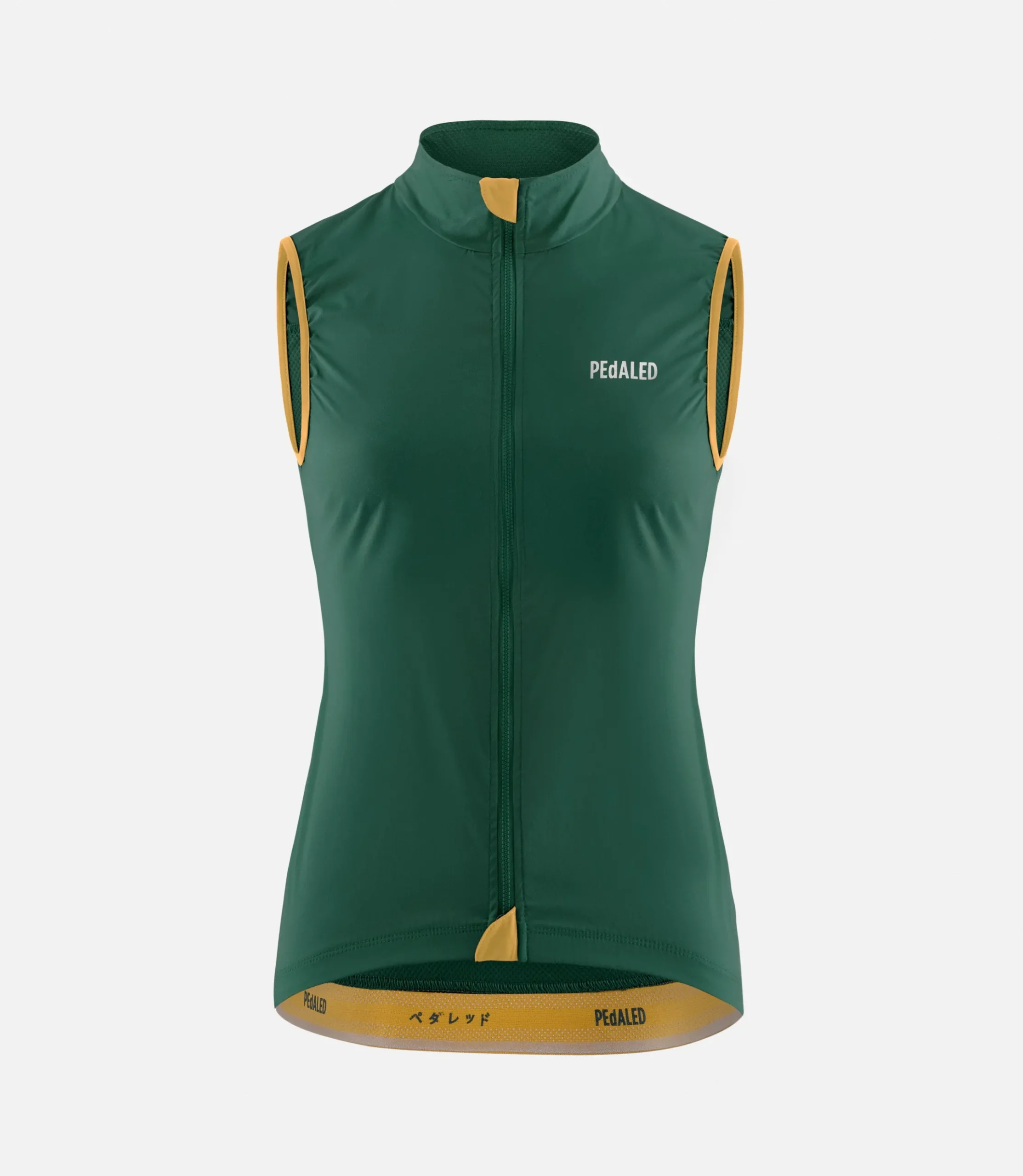 Women's Windproof Vest Dark Green